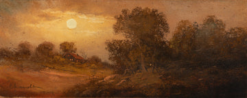 William Henry Chandler (American    1854-1928) Landscape