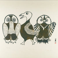 Kunu (Cape Dorset/Kinngait          1923-1966) "Three Birds"