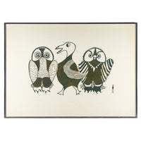Kunu (Cape Dorset/Kinngait          1923-1966) "Three Birds"