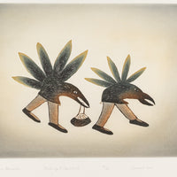 Ohotaq Mikkigak (1936-2014)          "Nocturnal Bandits"