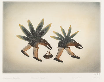 Ohotaq Mikkigak (1936-2014)          "Nocturnal Bandits"