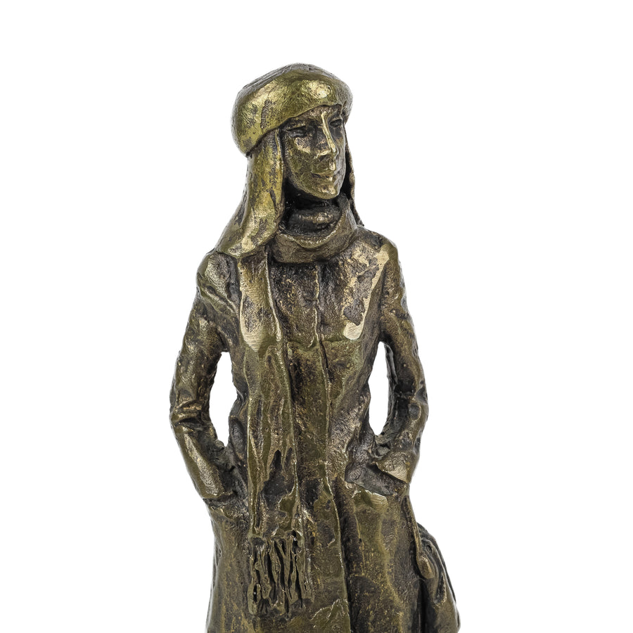 Barrie Shaw Rimmington (Canadian 1923) Woman In Coat
