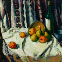 Pei Yang (Canadian 1971) "Fruits With Wine Bottle"
