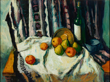 Pei Yang (Canadian 1971) "Fruits With Wine Bottle"