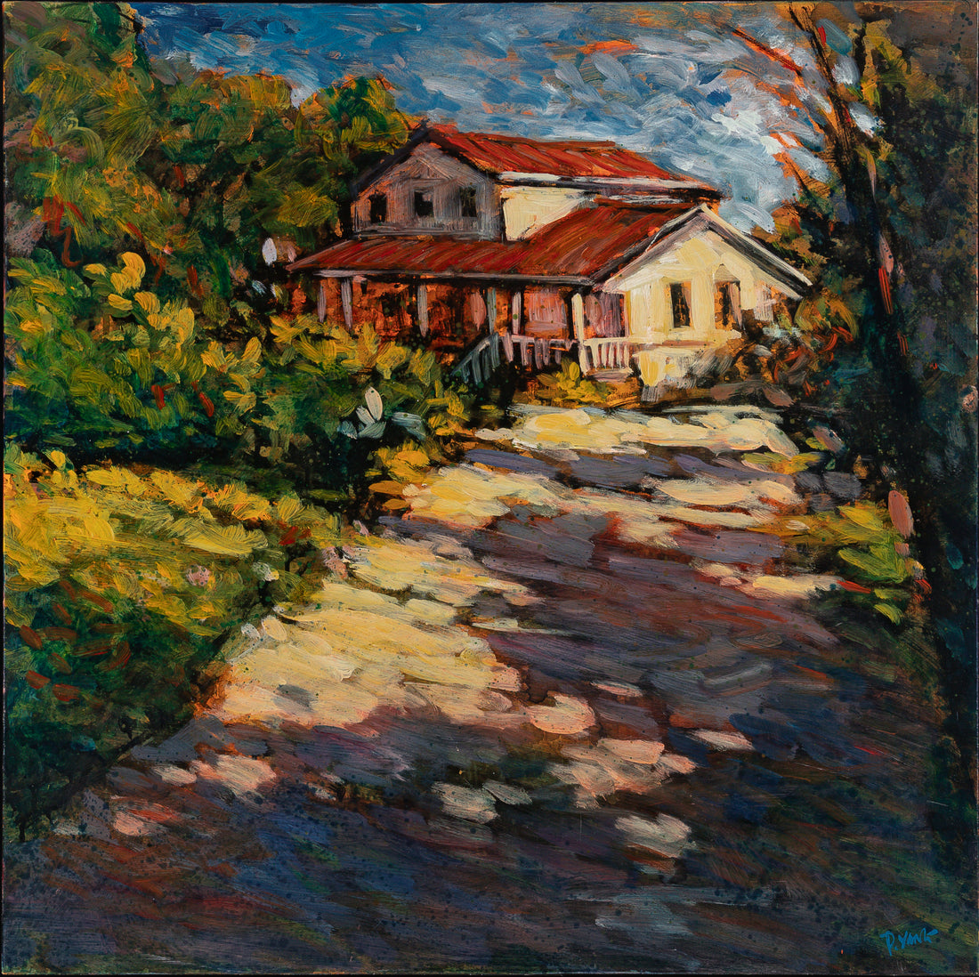 Pei Yang (Canadian 1971) "Red Roof"