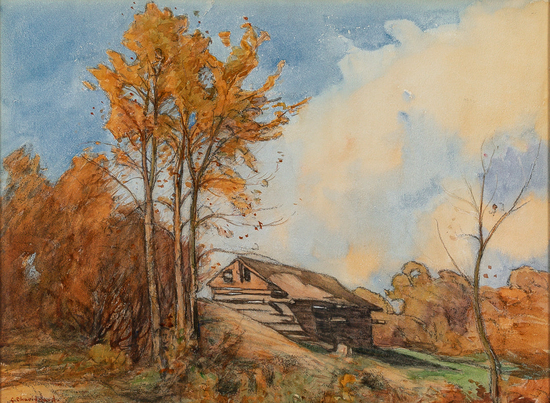Georges Chauvignaud (Canadian 1865-1944) Rural Farmhouse