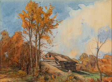 Georges Chauvignaud (Canadian 1865-1944) Rural Farmhouse