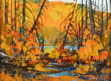 John Joy (Canadian 1921-2012) "Minden" Autumn Landscape