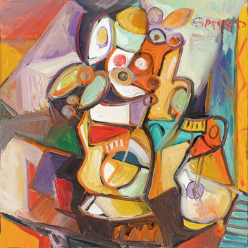 Serge Deherian (Canadian 1955)   "Still Life" Abstract