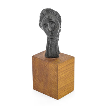 Leonhard Oesterle (Canadian 1915-2009) Abstract Female Head