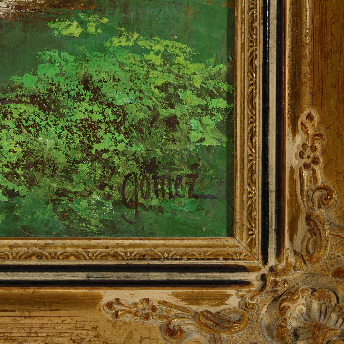 Gomez - Landscape with Naked Birch - Oil on Canvas