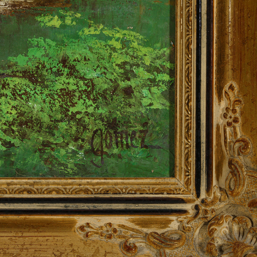 Gomez - Landscape with Naked Birch - Oil on Canvas