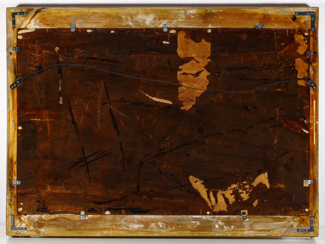 In the Manner of Angelika Kauffmann - "Mercury Leading Psyche Through a Wood" - Oil on Panel