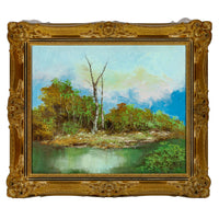 Gomez - Landscape with Naked Birch - Oil on Canvas
