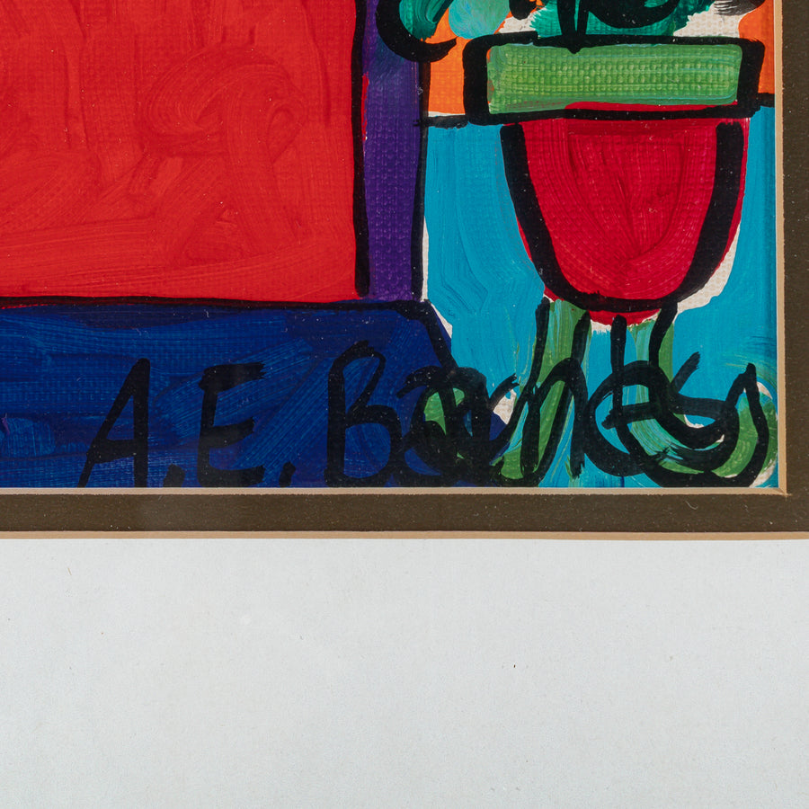 A.E. (Elie) Barnes (American     20thC)   Untitled H10"xW8"