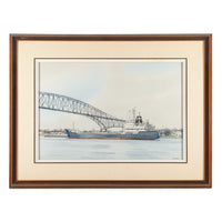 Ken Hanson (Canadian 1923)      "Under The Bluewater Bridge"