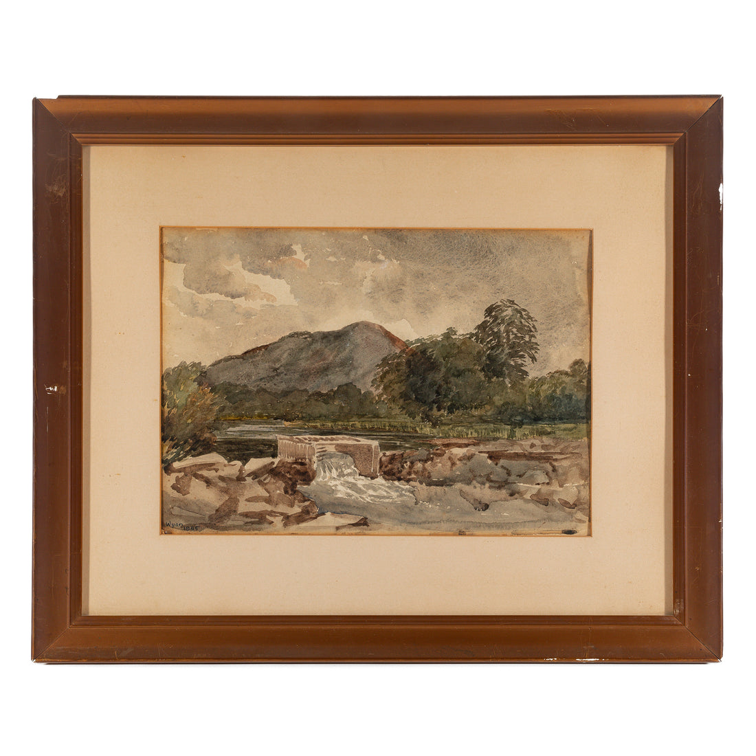 Signed Wyan, Untitled H10"xW14"
