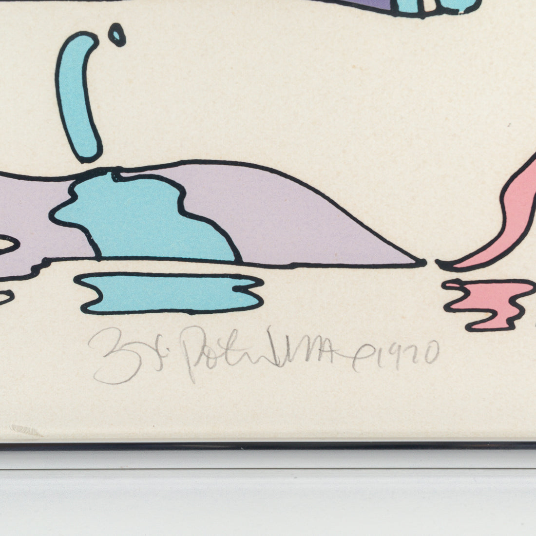 Peter Max (American 1937)     "Translucent Vision" H22"xW30"