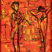 Ray Cohen (Canadian 20th C)      "Tempo" H23"xW17.5"