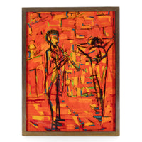 Ray Cohen (Canadian 20th C)      "Tempo" H23"xW17.5"