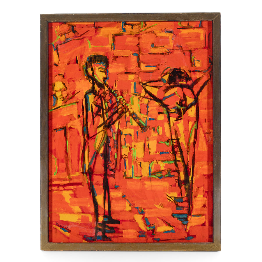 Ray Cohen (Canadian 20th C)      "Tempo" H23"xW17.5"
