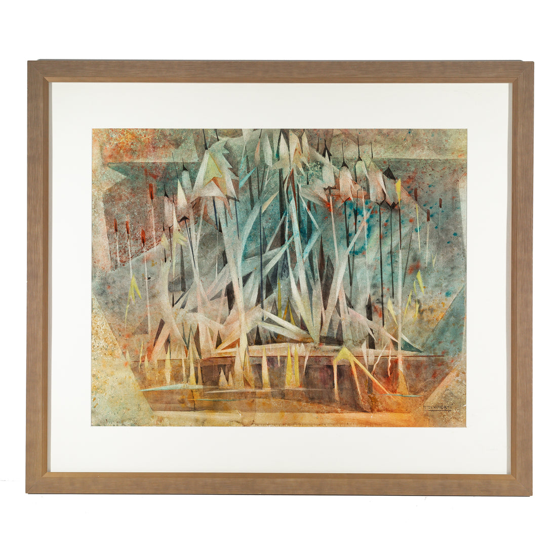 Peter Haworth (1889-1986) "Golden Acre/Cat Tails"