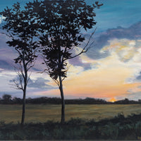 Barb TenEyke (Canadian 20thC)     "Twilight's Last Gleaming"