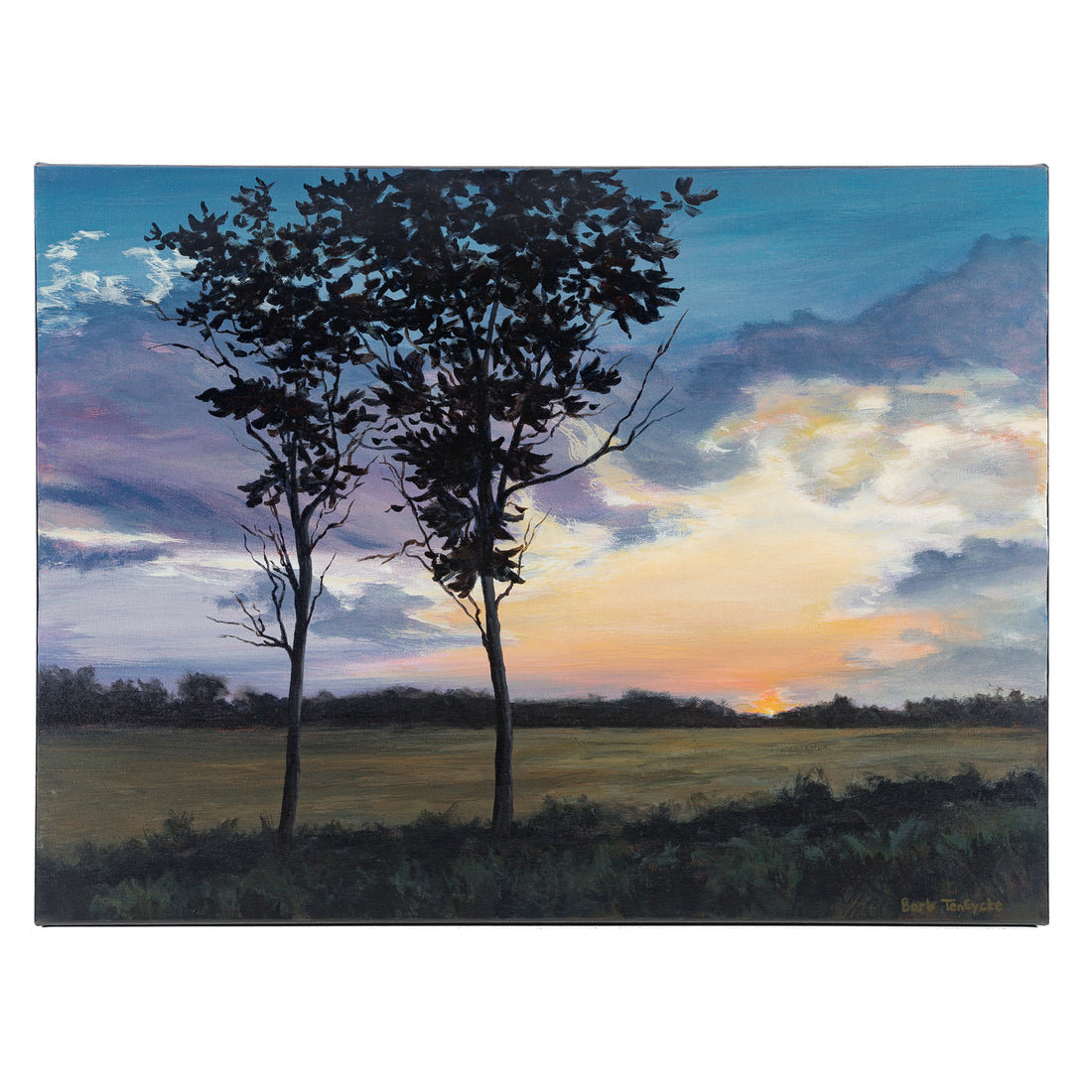 Barb TenEyke (Canadian 20thC)     "Twilight's Last Gleaming"