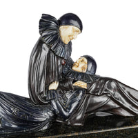 After D.H.Chiparus (Romanian 1886-1947) L'Eternelle Histoire