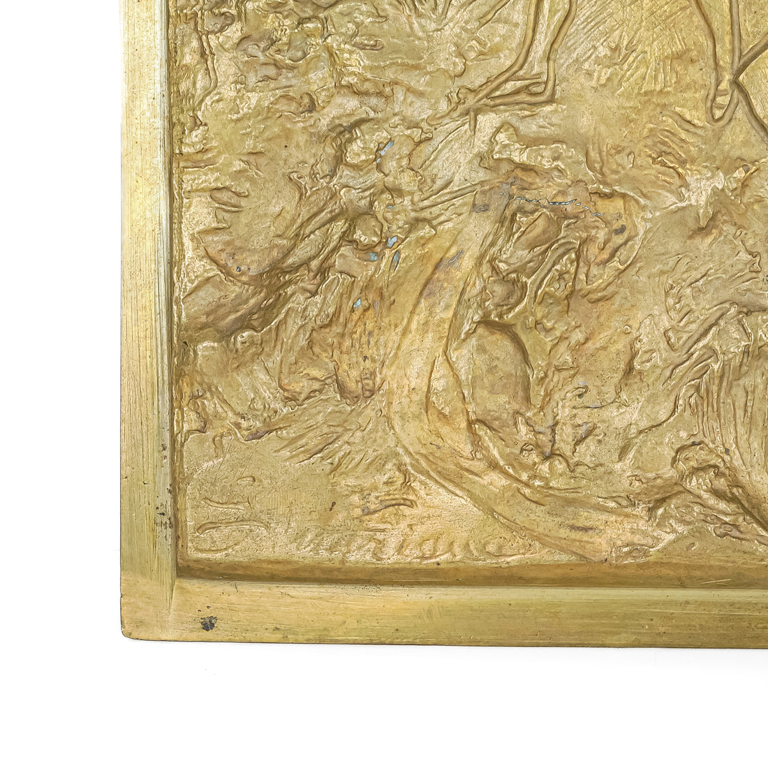 PAIR Bronze Bas Relief Plaques      "Le Duel"