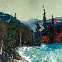 John H. Kinnear (Canadian 1922-2003) "South At - Salmon Arm"