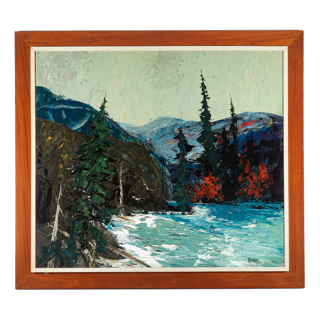 John H. Kinnear (Canadian 1922-2003) "South At - Salmon Arm"