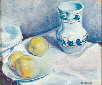 Omer Thomas Lassonde (1903-1980) Still Life W/ Apples & Jug