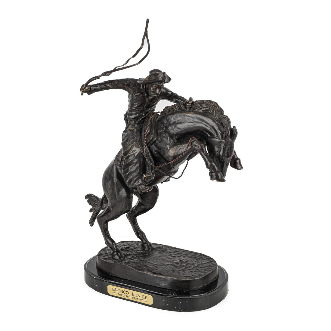 After Frederic Remington (American 1861-1909) "Bronco Buster"