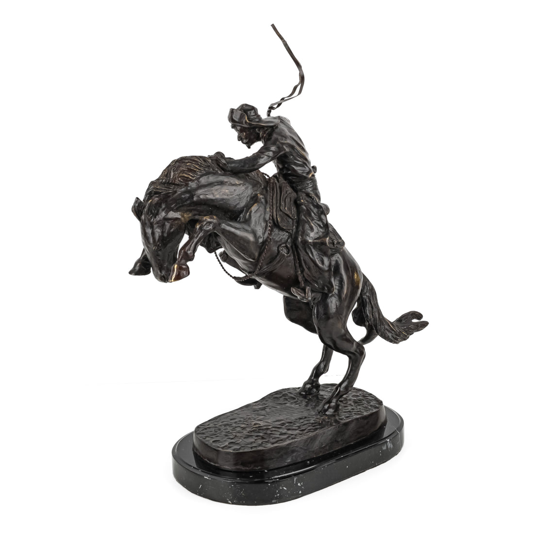 After Frederic Remington (American 1861-1909) "Bronco Buster"