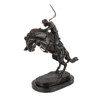 After Frederic Remington (American 1861-1909) "Bronco Buster"