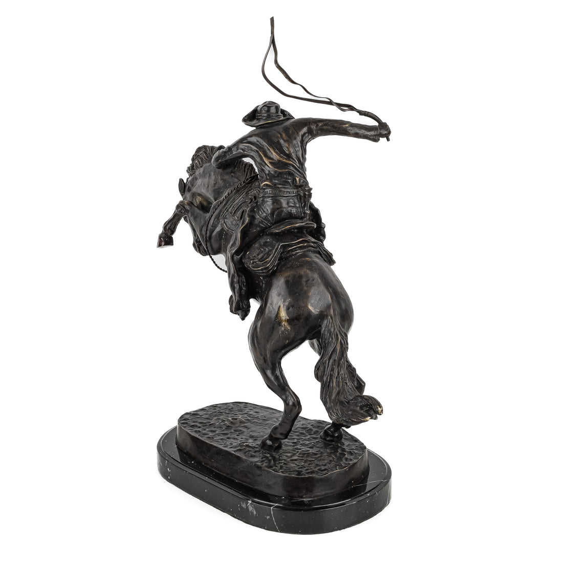 After Frederic Remington (American 1861-1909) "Bronco Buster"