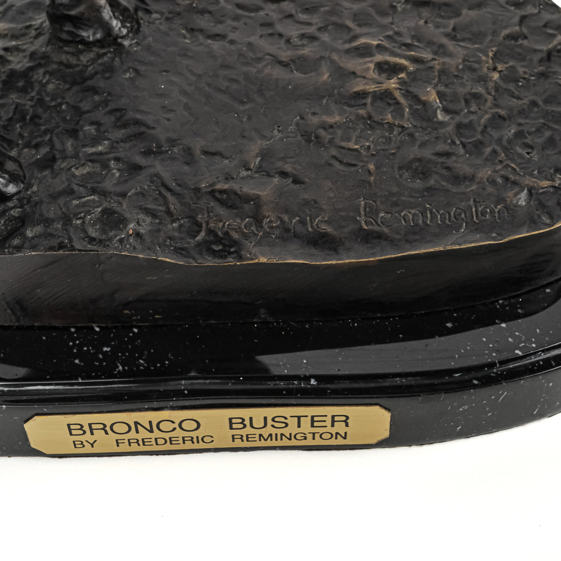 After Frederic Remington (American 1861-1909) "Bronco Buster"