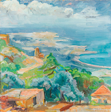 Mary Schneider Canada (1900-1992) "Mountain View From Lebanon"