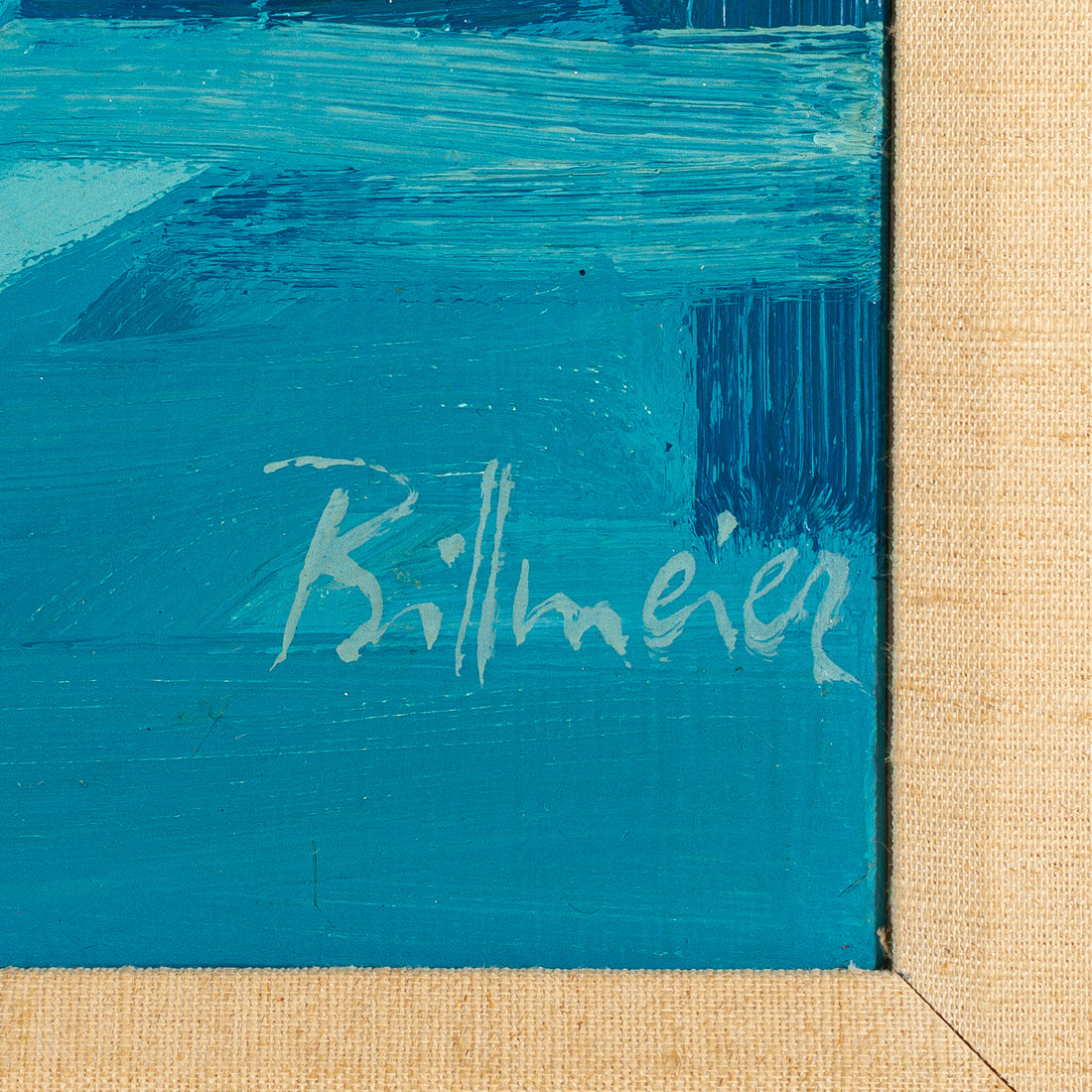 Richard Billmeier (Canadian 1921) "Blue Flowers"