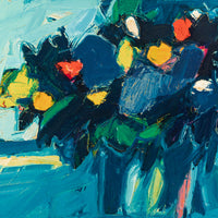 Richard Billmeier (Canadian 1921) "Blue Flowers"