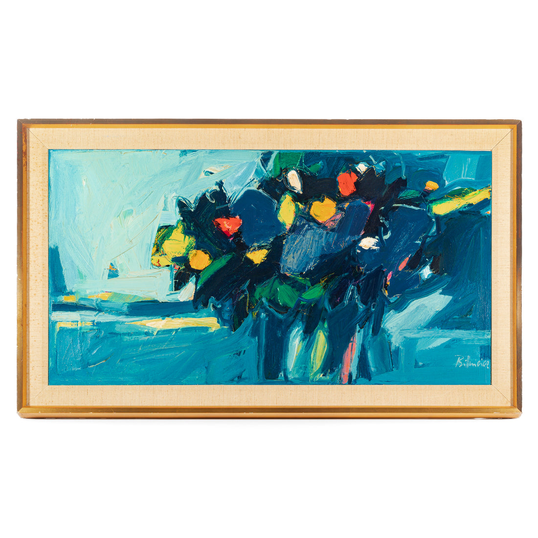 Richard Billmeier (Canadian 1921) "Blue Flowers"