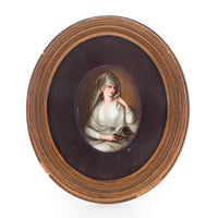 After Angelica Kauffman Portrait Of Vestal Virgin With Oil Lamp