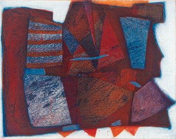 John K. Esler (Canadian 1933-2001) "Travelling"