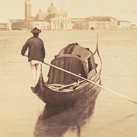 Unknown Artist - Gondola With View Of Venice, Italy