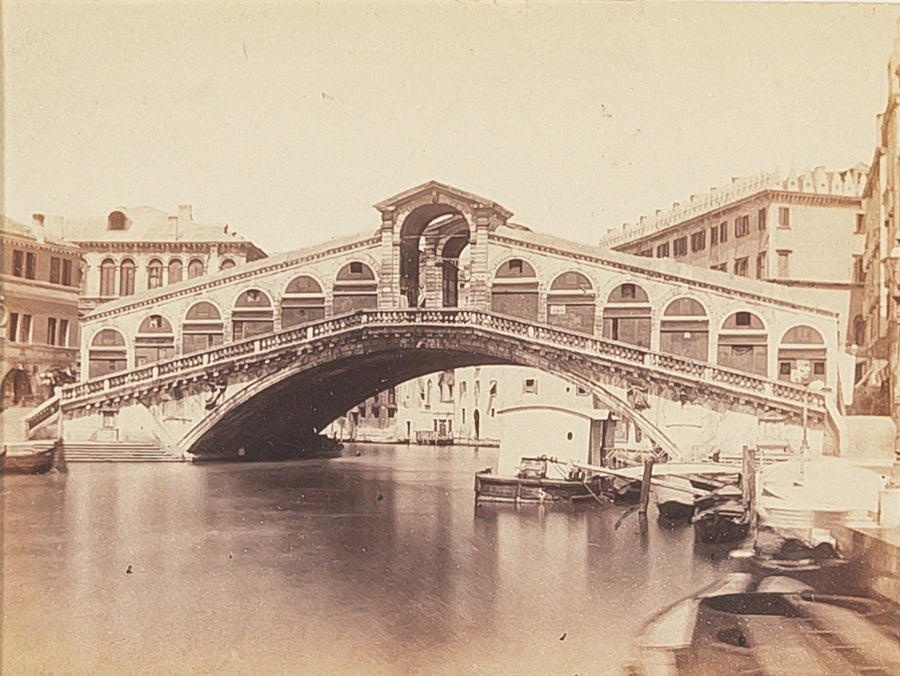 Unknown Artist - Rialto Bridge, Venice, Italy