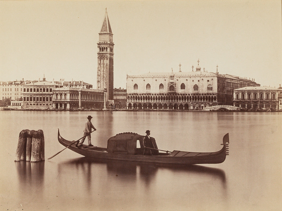 Attributed To Carlo Naya      (Italian 1816-1882) Gondolier, Venice, Italy