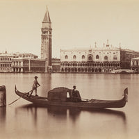 Attributed To Carlo Naya      (Italian 1816-1882) Gondolier, Venice, Italy