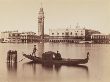 Attributed To Carlo Naya      (Italian 1816-1882) Gondolier, Venice, Italy