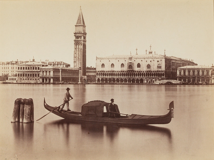 Attributed To Carlo Naya      (Italian 1816-1882) Gondolier, Venice, Italy